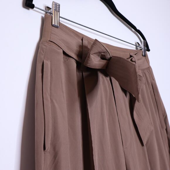 ATHLETA Cardiff Pant Rustic Beige Waist Tie Straight Leg Casual Women's 12 - Picture 9 of 16